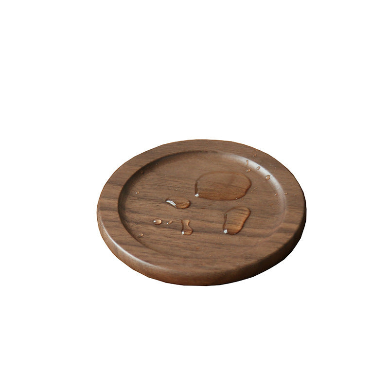 Solid Black Walnut Wooden Drink Coasters