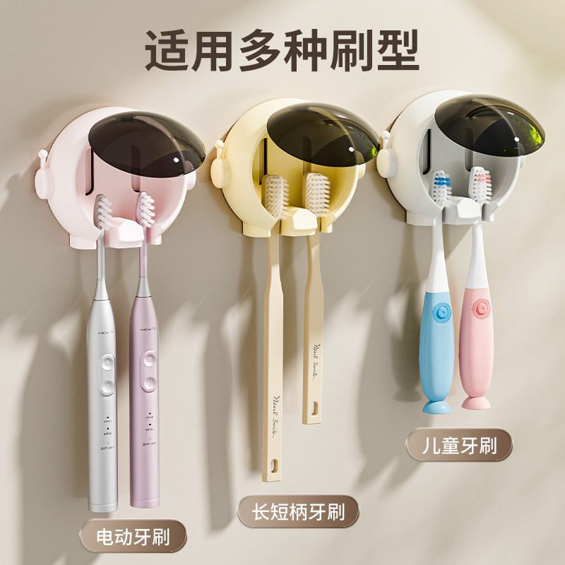 Wall-Mounted Toothbrush Storage Holder