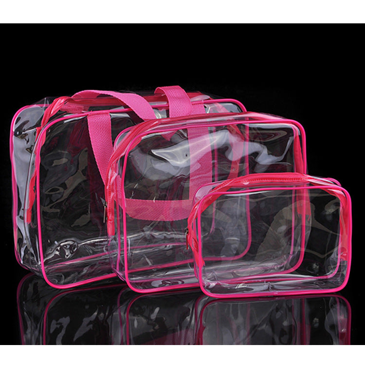 Clear Waterproof PVC Cosmetic & Travel Bag