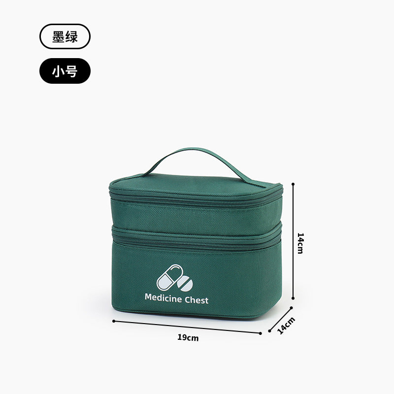 Portable First Aid & Medicine Organizer Bag