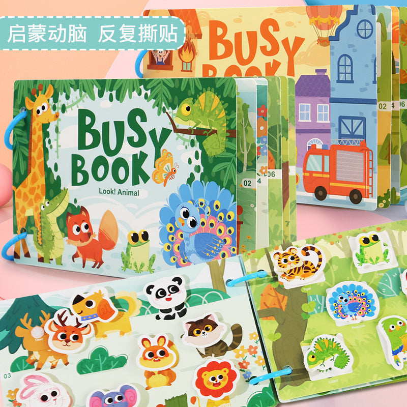 Kids Reusable Sticker Activity Book