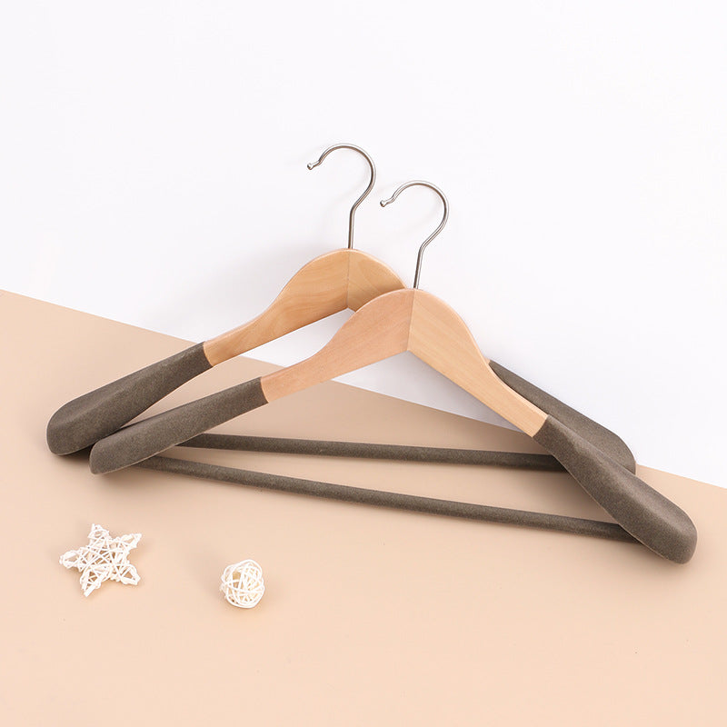 Premium Wooden Wide-Shoulder Suit Hanger