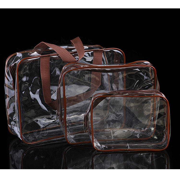 Clear Waterproof PVC Cosmetic & Travel Bag