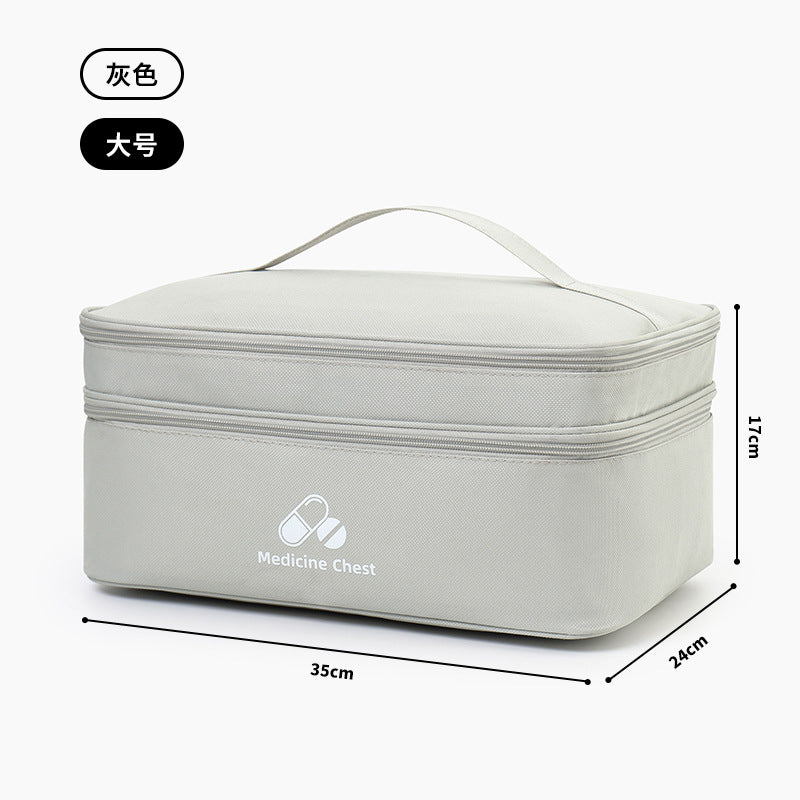 Portable First Aid & Medicine Organizer Bag