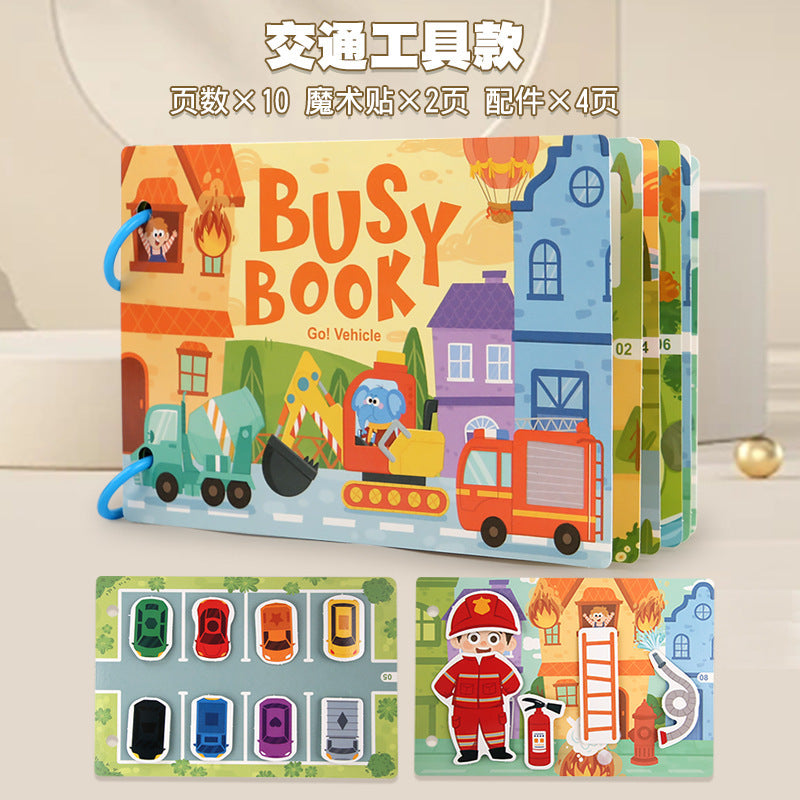 Kids Reusable Sticker Activity Book
