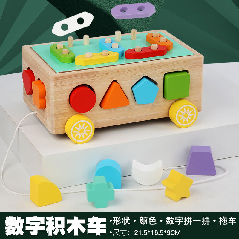 Kids Wooden Activity Toy Set
