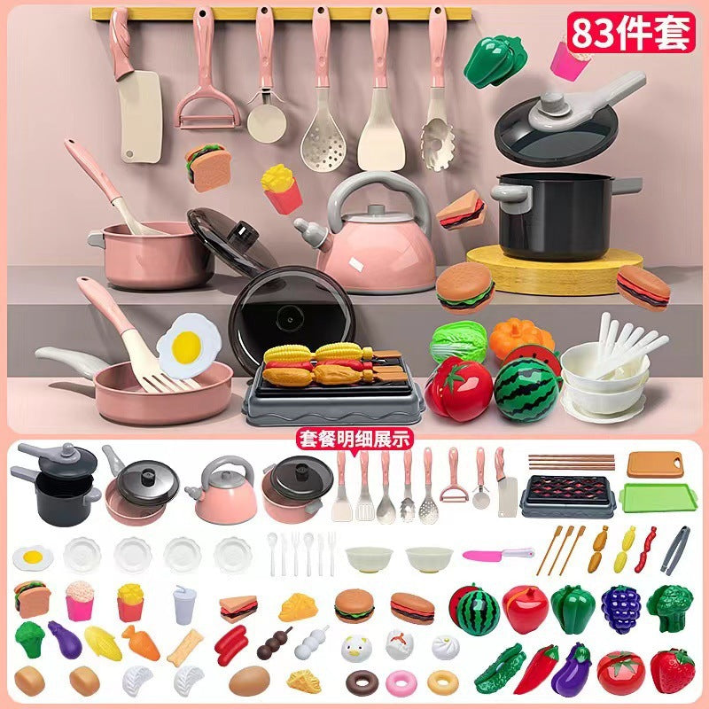 Kids Pretend Play Kitchen Set