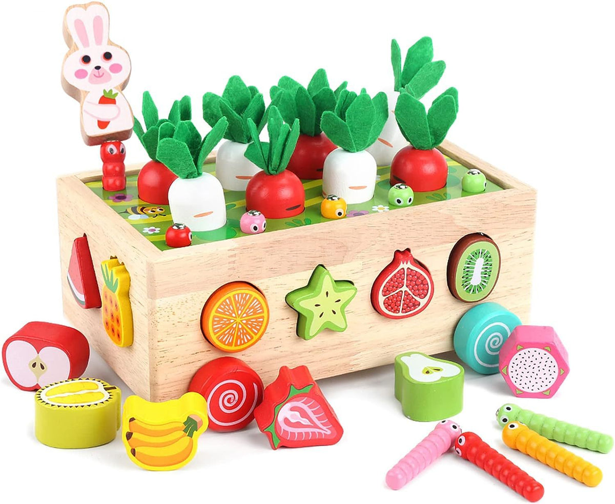 Kids Wooden Activity Toy Set