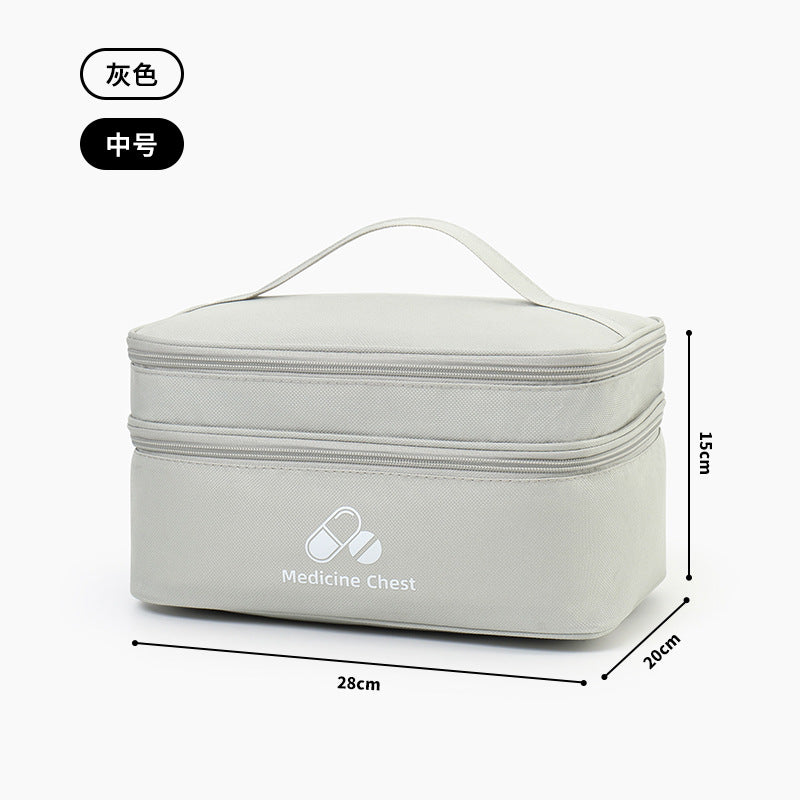 Portable First Aid & Medicine Organizer Bag