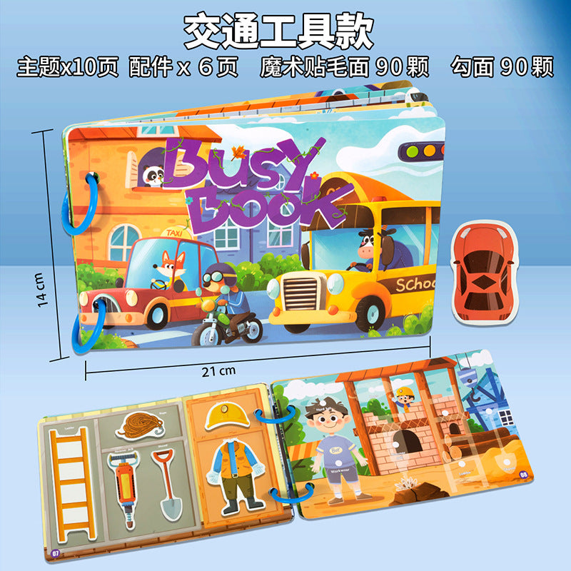Kids Reusable Sticker Activity Book