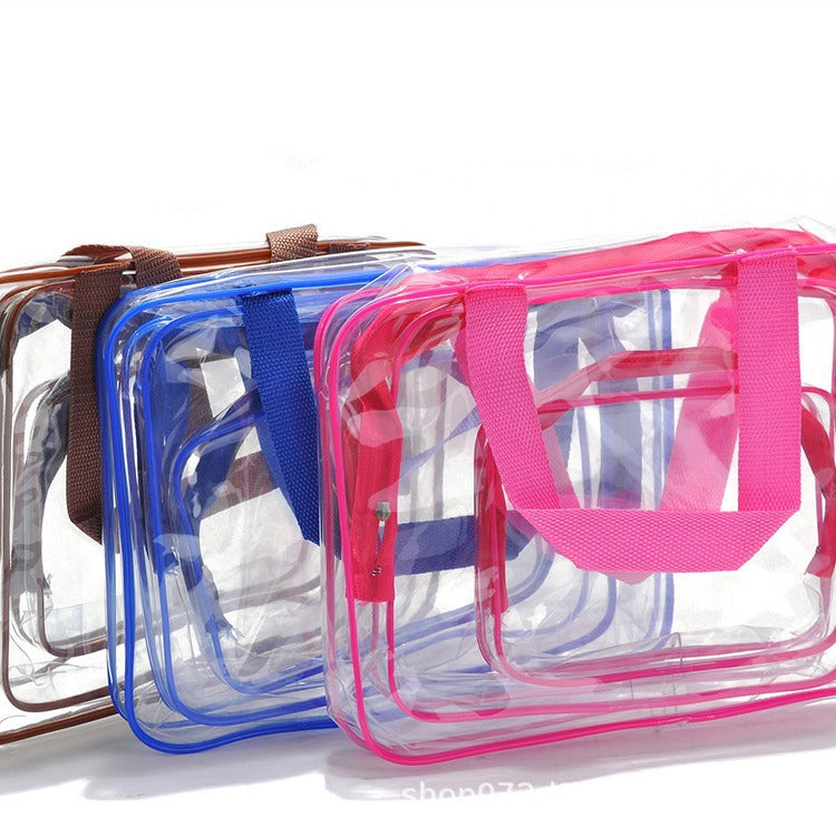 Clear Waterproof PVC Cosmetic & Travel Bag