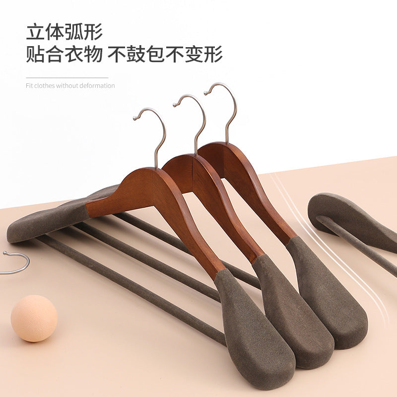 Premium Wooden Wide-Shoulder Suit Hanger