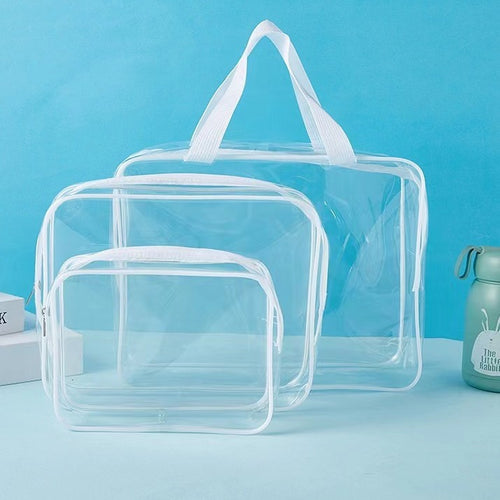 Clear Waterproof PVC Cosmetic & Travel Bag