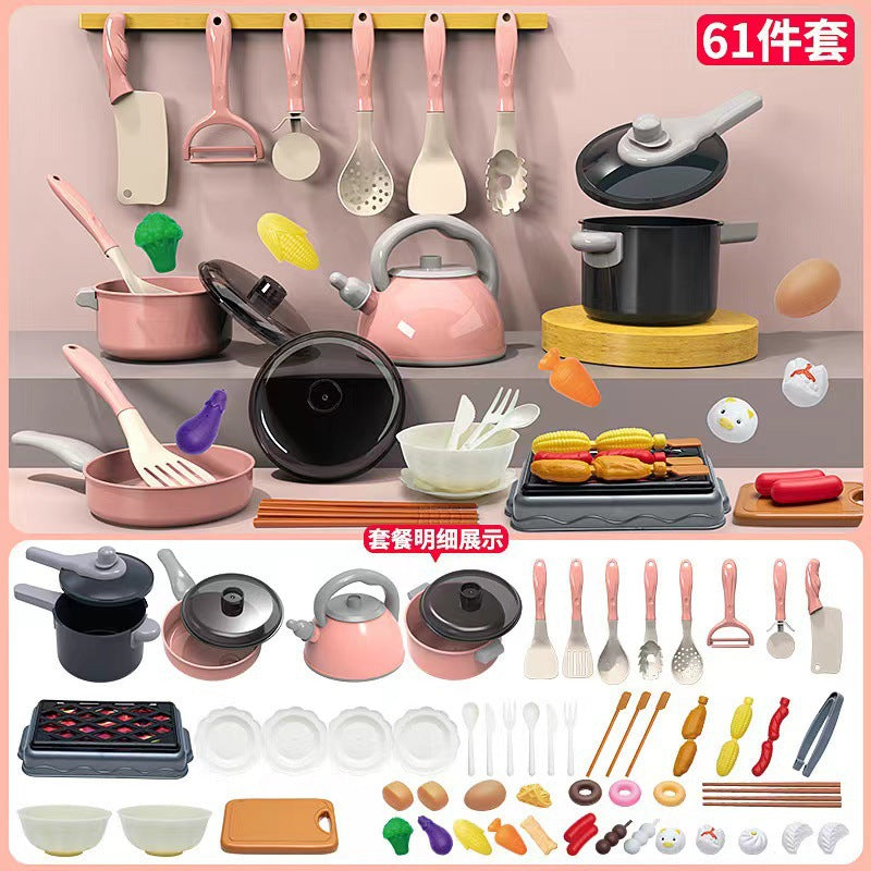 Kids Pretend Play Kitchen Set