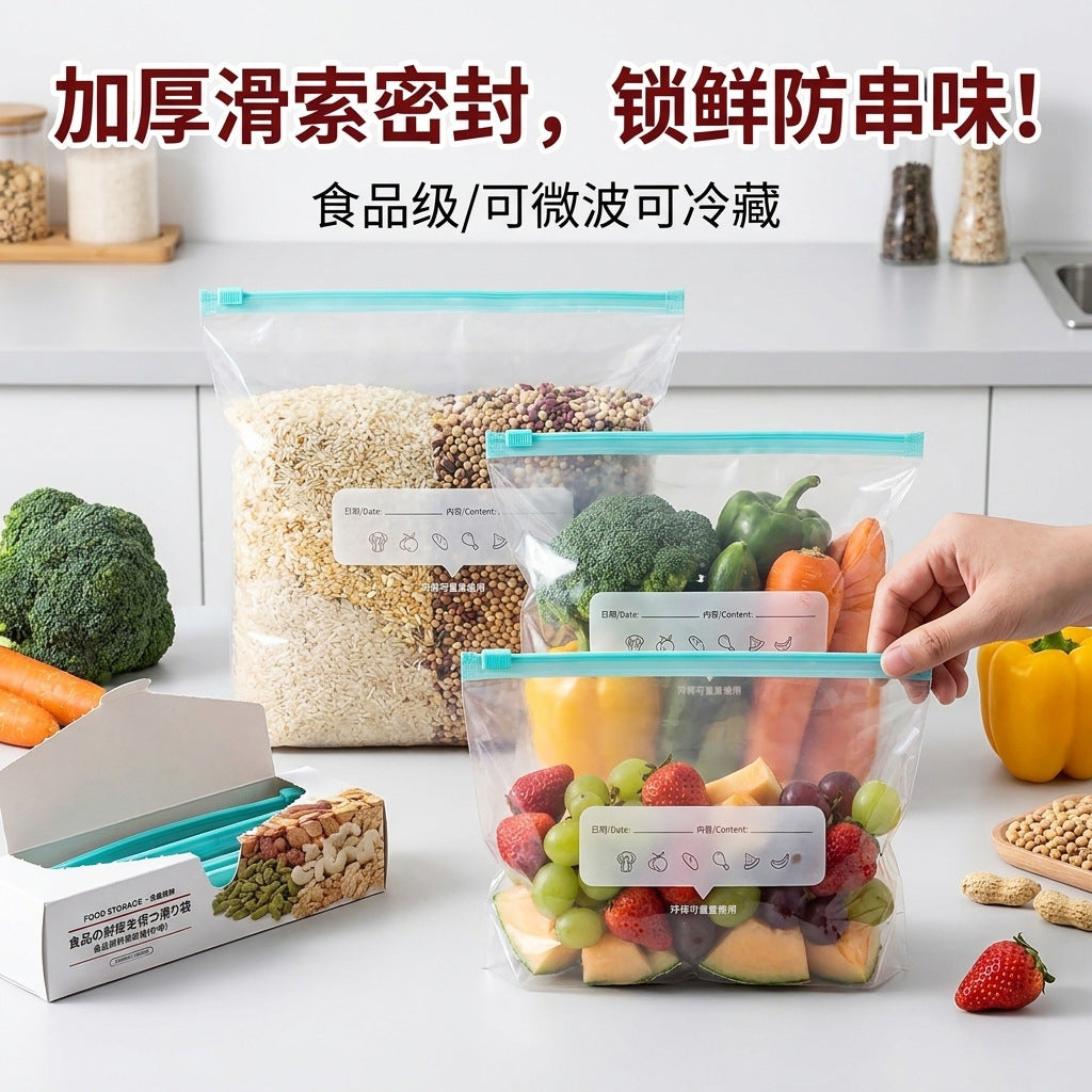 Reusable Zipper Food Storage Bags