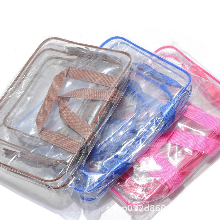 Clear Waterproof PVC Cosmetic & Travel Bag