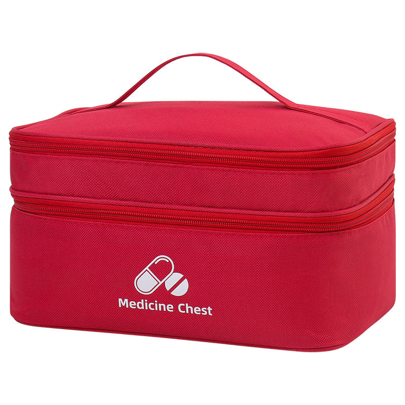 Portable First Aid & Medicine Organizer Bag