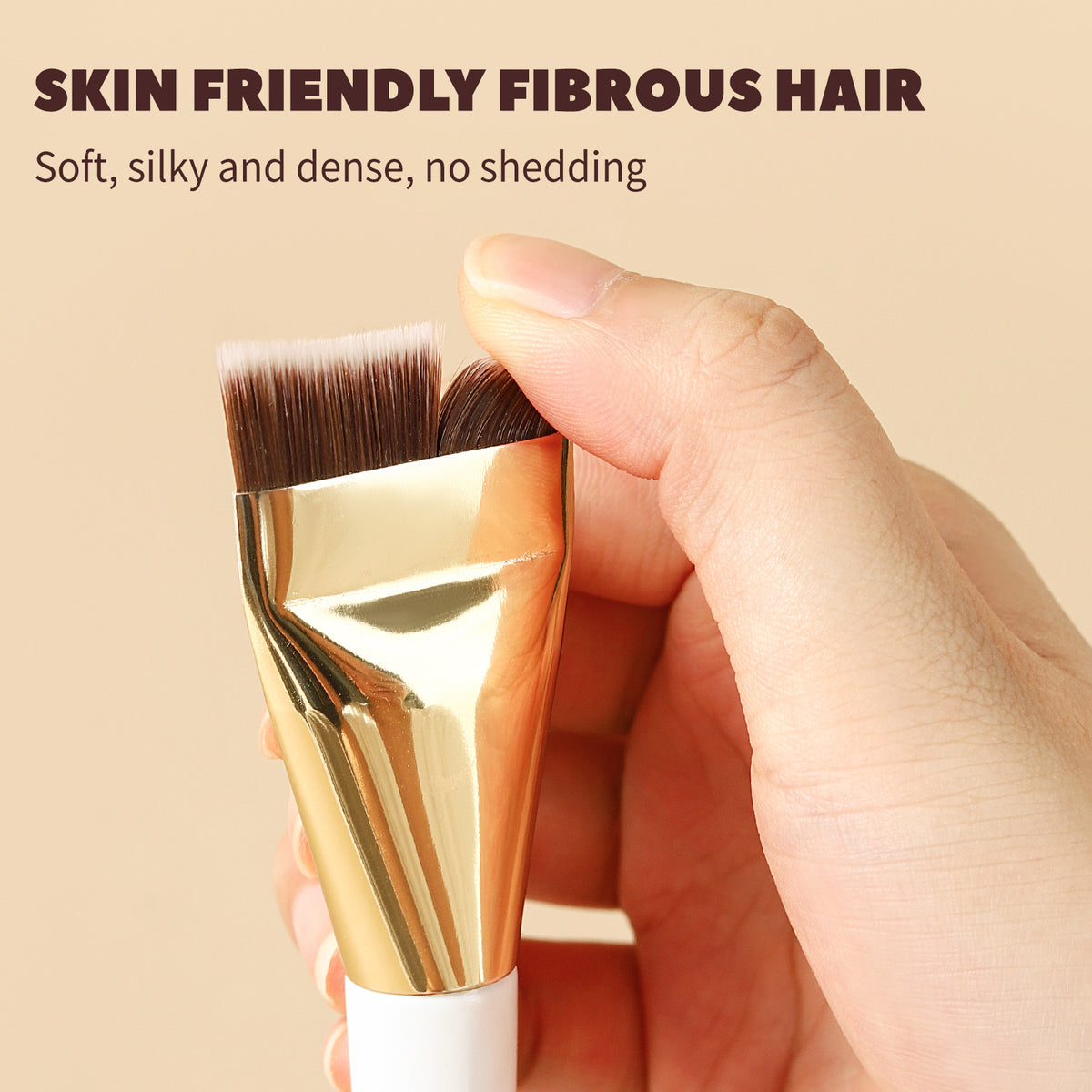Fishtail Foundation Makeup Brush