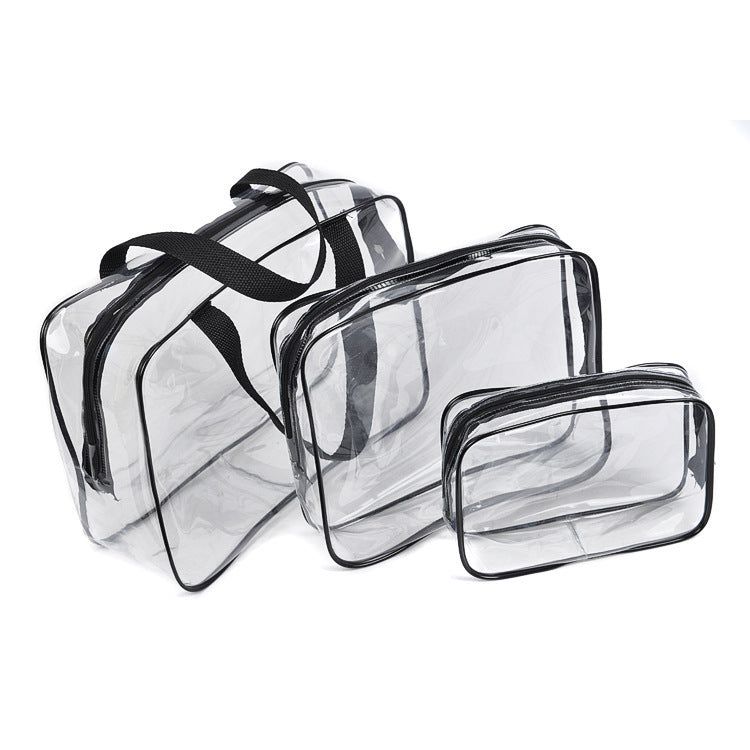 Clear Waterproof PVC Cosmetic & Travel Bag