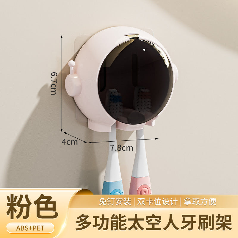 Wall-Mounted Toothbrush Storage Holder