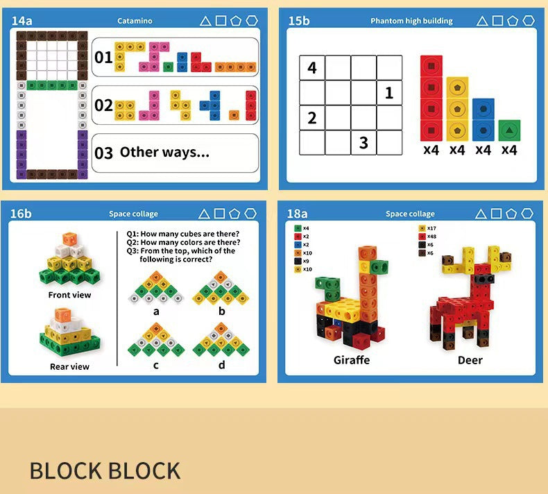 Plastic Square Counting Sticks