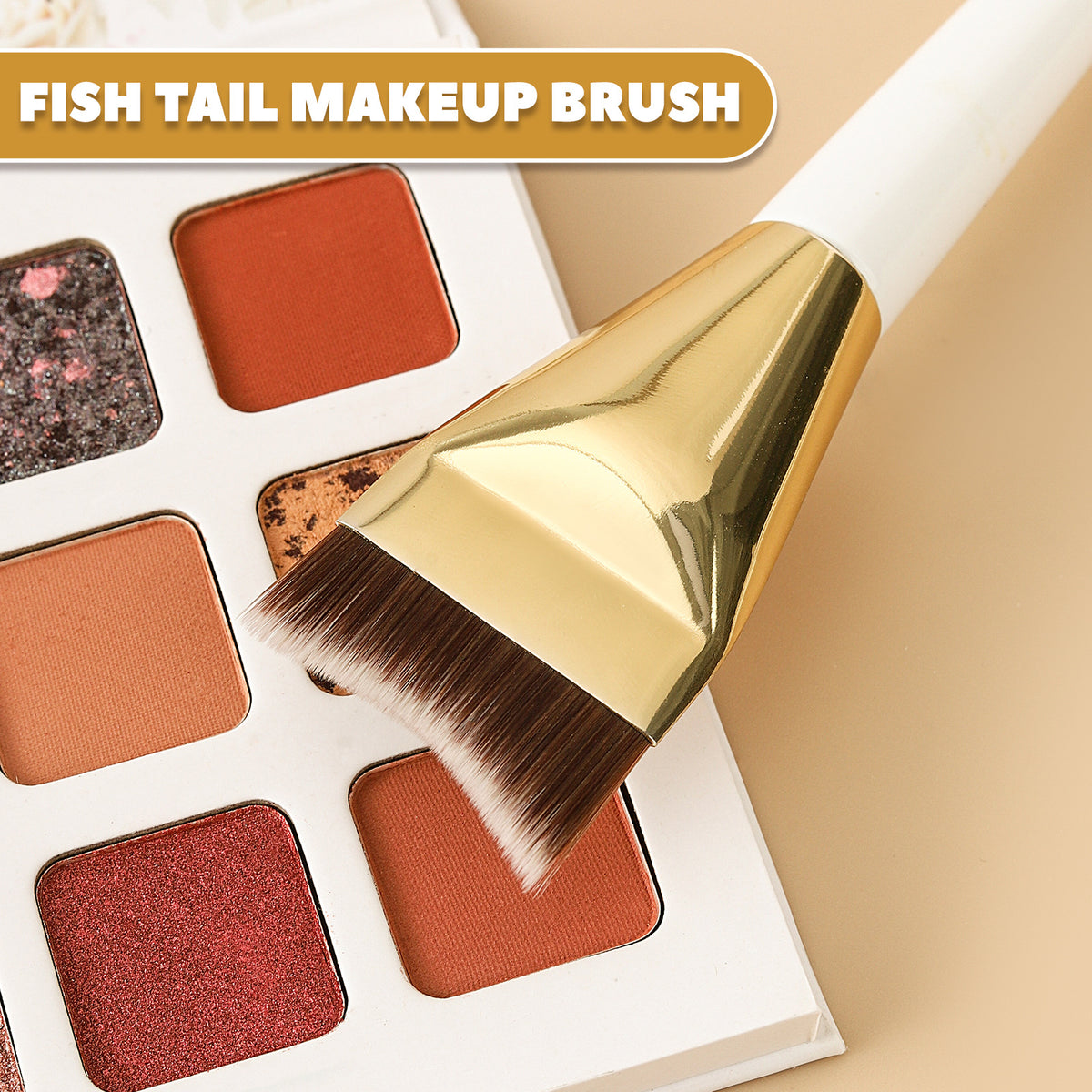 Fishtail Foundation Makeup Brush
