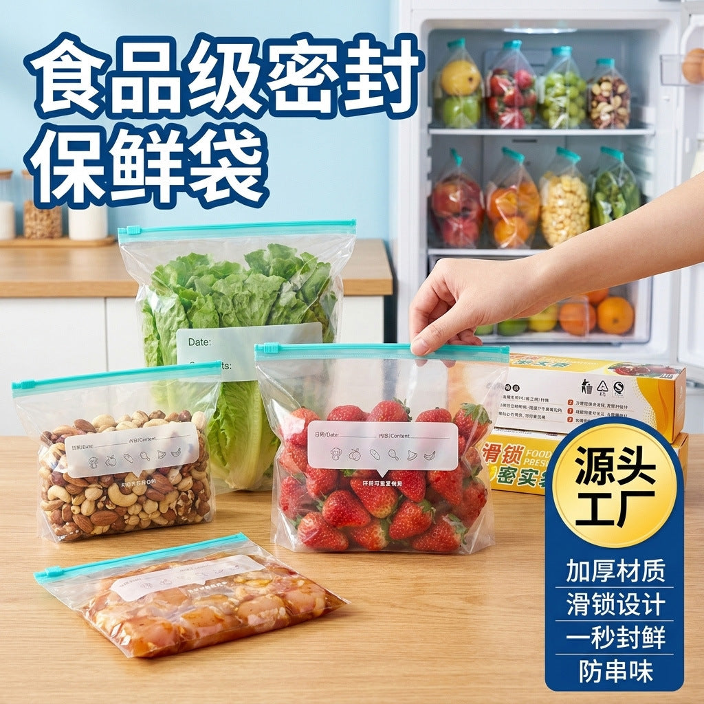 Reusable Zipper Food Storage Bags