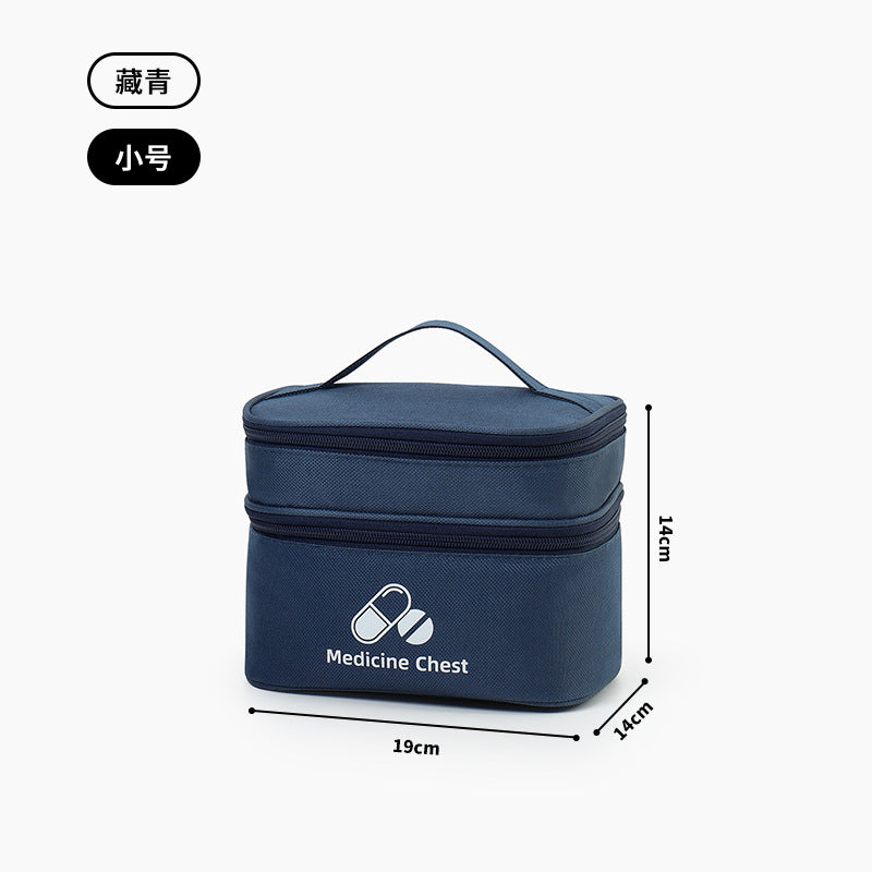 Portable First Aid & Medicine Organizer Bag