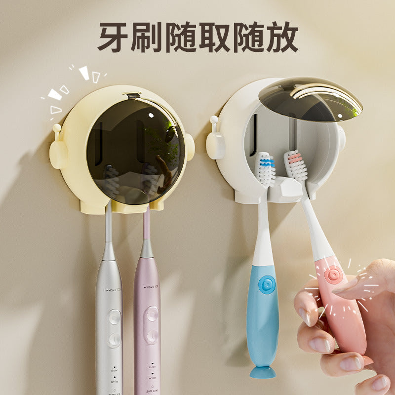 Wall-Mounted Toothbrush Storage Holder