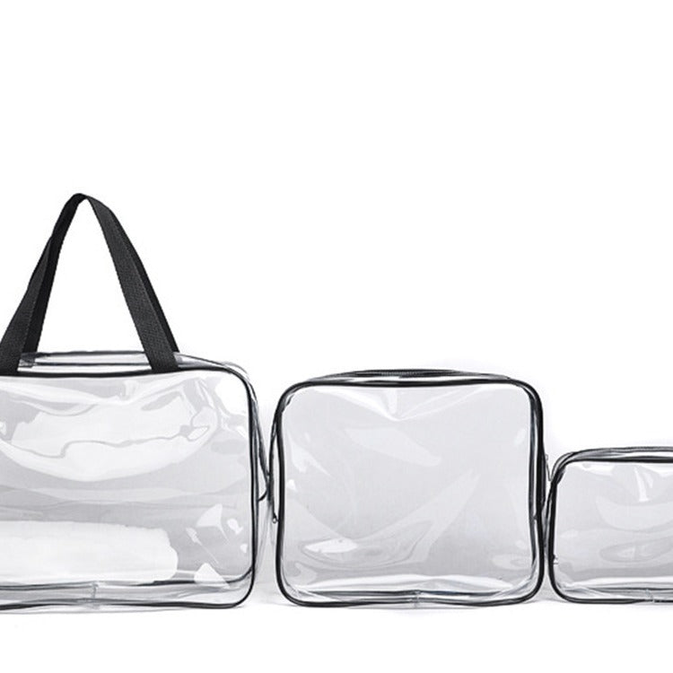 Clear Waterproof PVC Cosmetic & Travel Bag