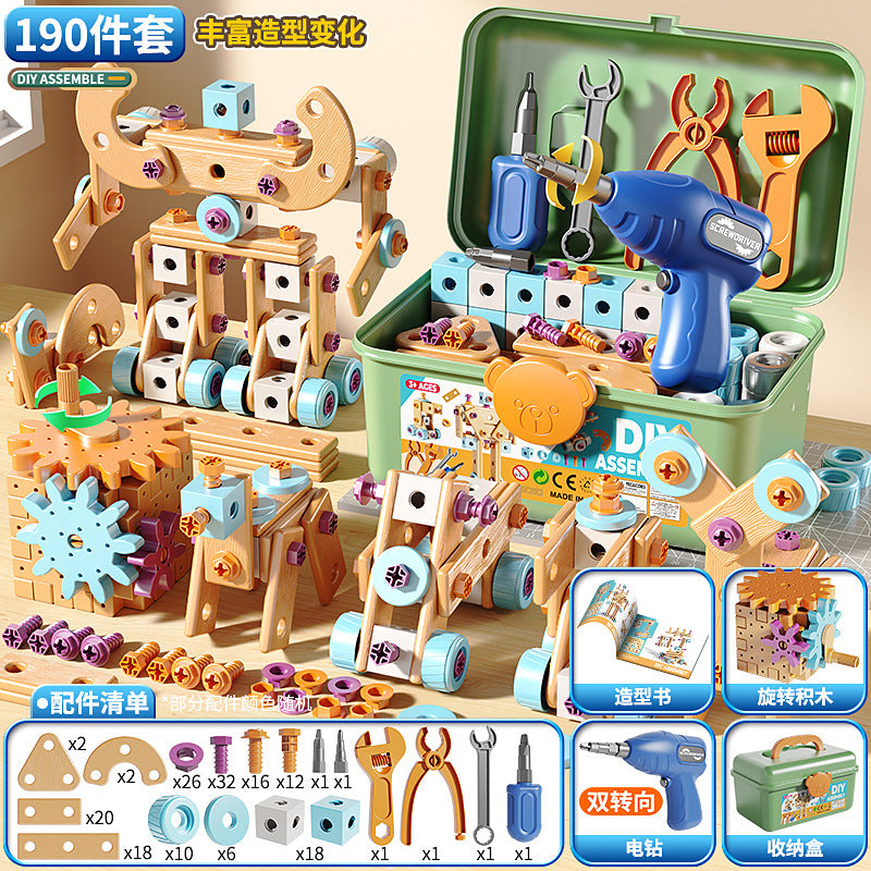 Kids Screw & Drill Assembly Toy Set
