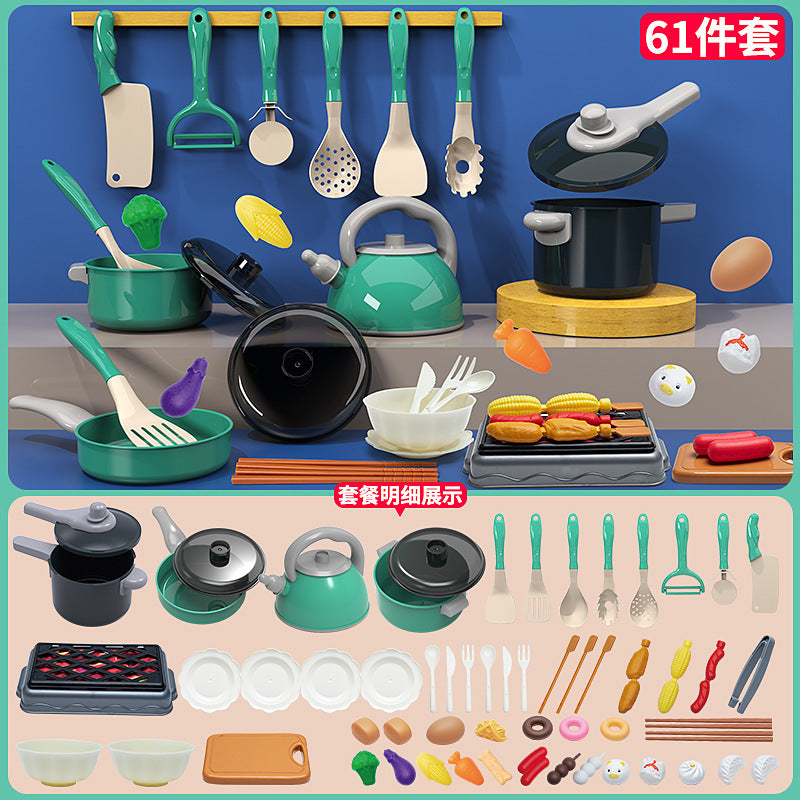 Kids Pretend Play Kitchen Set