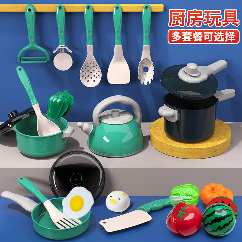 Kids Pretend Play Kitchen Set