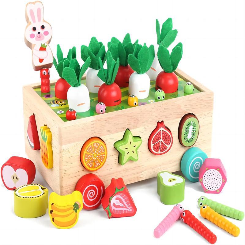 Kids Wooden Activity Toy Set