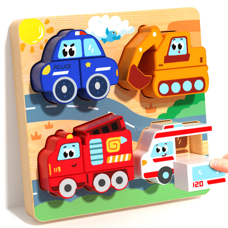 Kids Wooden Shape Puzzle Board