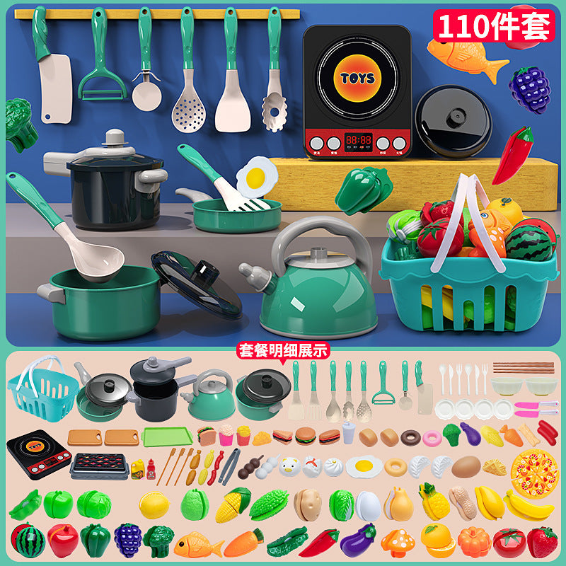 Kids Pretend Play Kitchen Set
