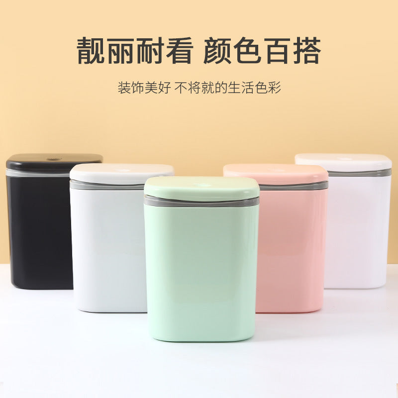 Mini Desktop Trash Can with Lid