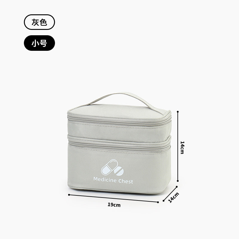 Portable First Aid & Medicine Organizer Bag