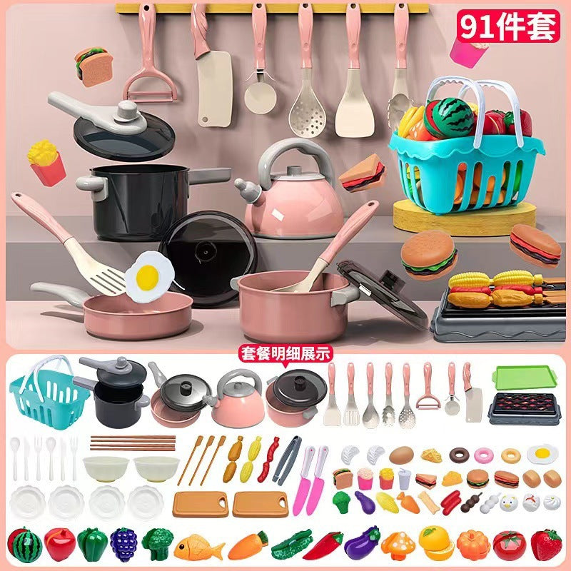 Kids Pretend Play Kitchen Set