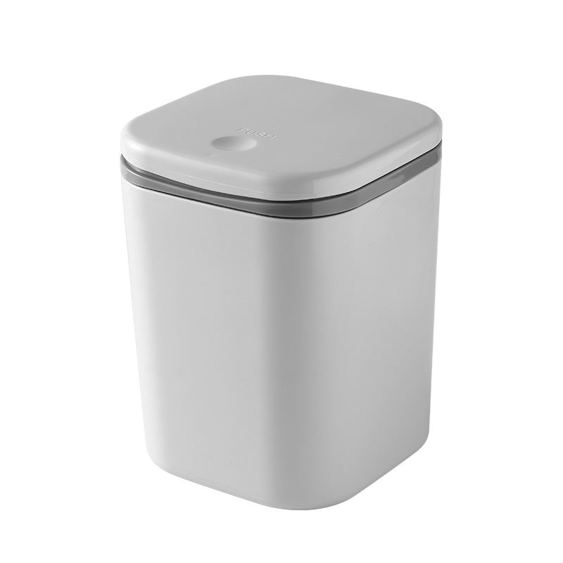 Mini Desktop Trash Can with Lid