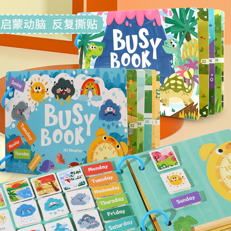 Kids Reusable Sticker Activity Book