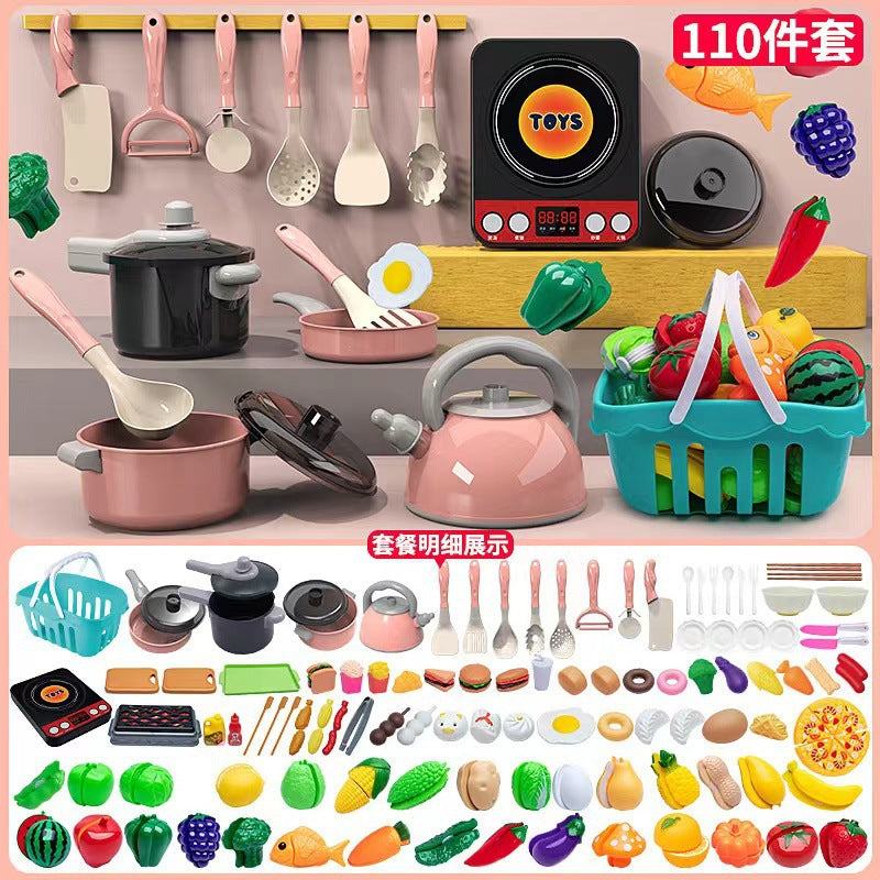 Kids Pretend Play Kitchen Set