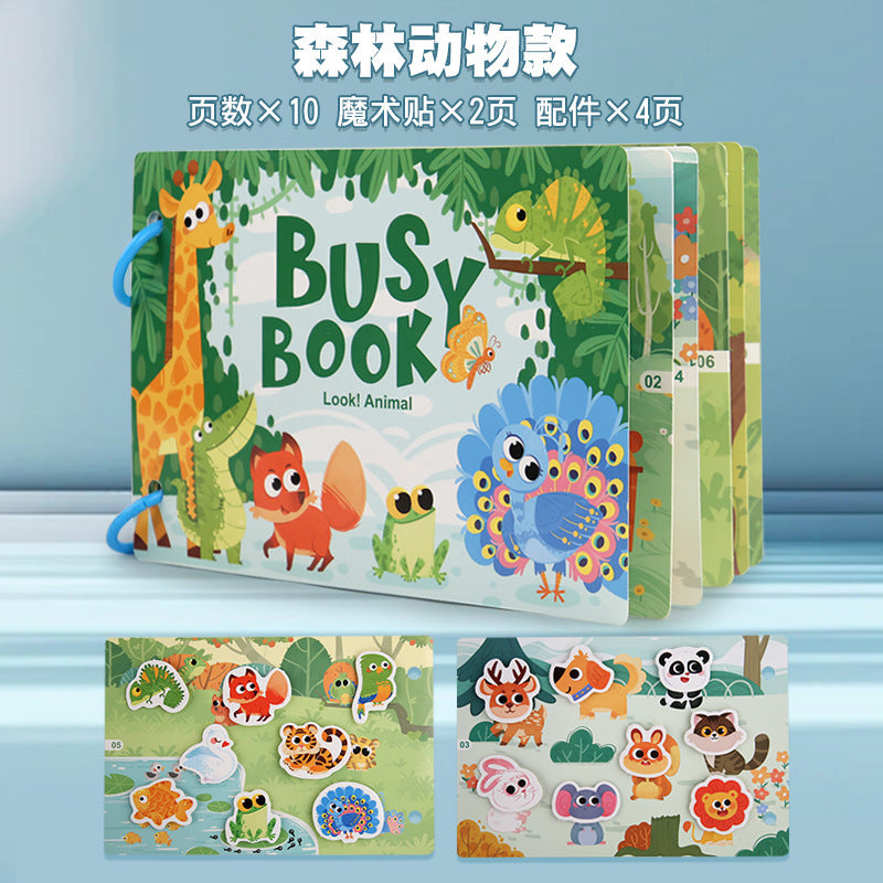 Kids Reusable Sticker Activity Book