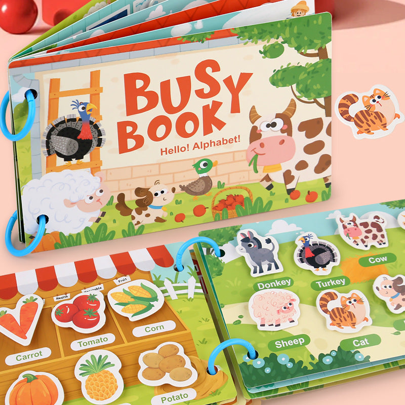 Kids Reusable Sticker Activity Book