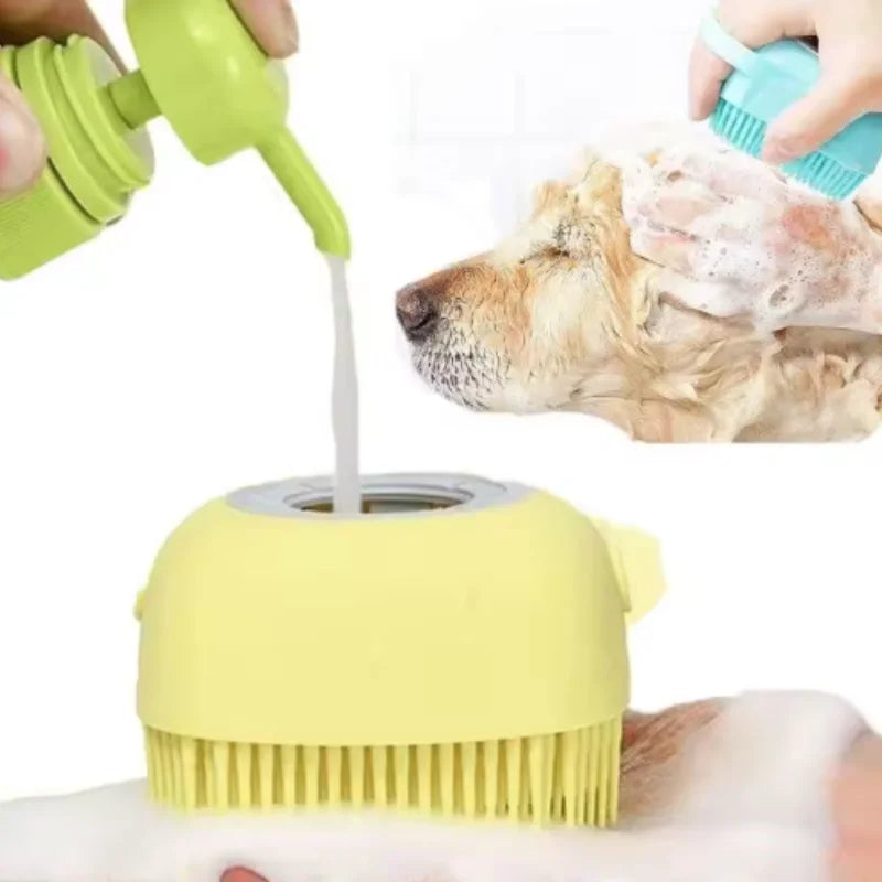 Silicone Dog Bath Massage Glove