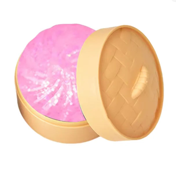 Silicone Dumpling Squishy with Steamer Box