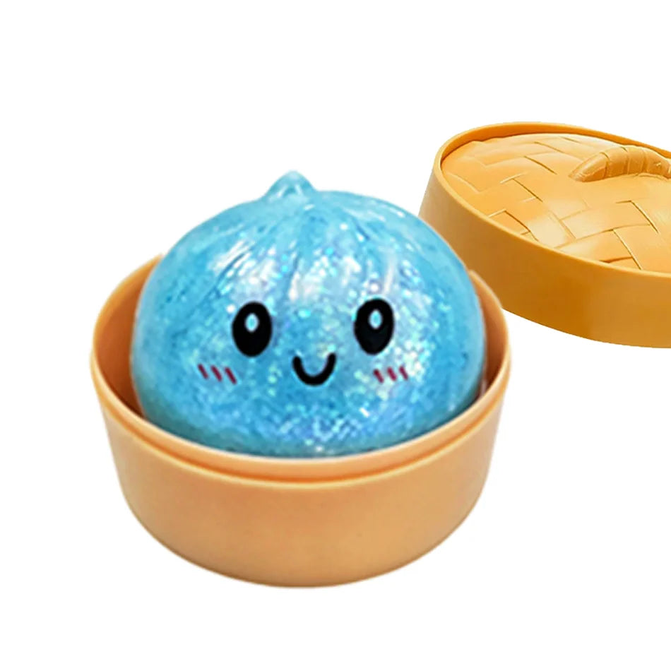 Glitter Dumpling Squishy Toy