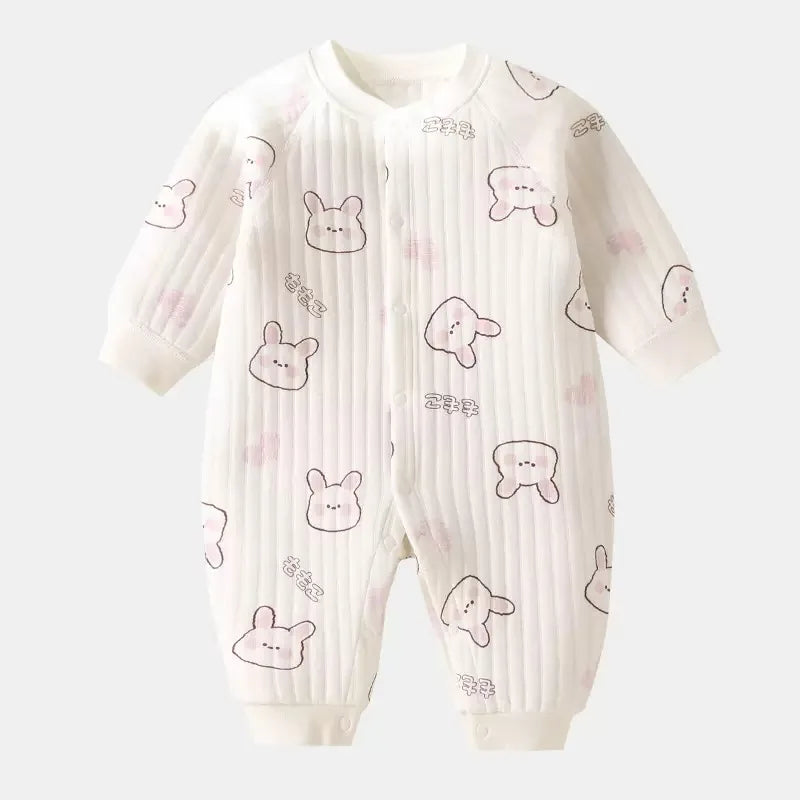 Baby Long-Sleeve Cotton Romper