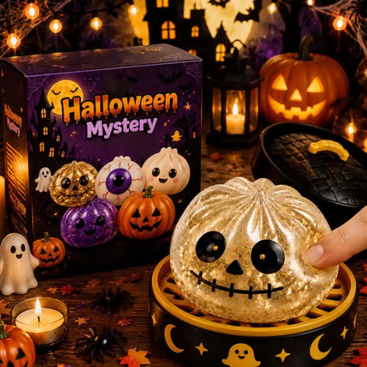 Halloween Dumpling Squishy Toy