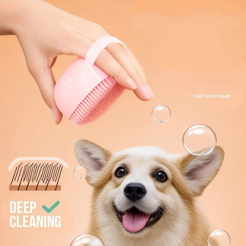 Silicone Dog Bath Massage Glove